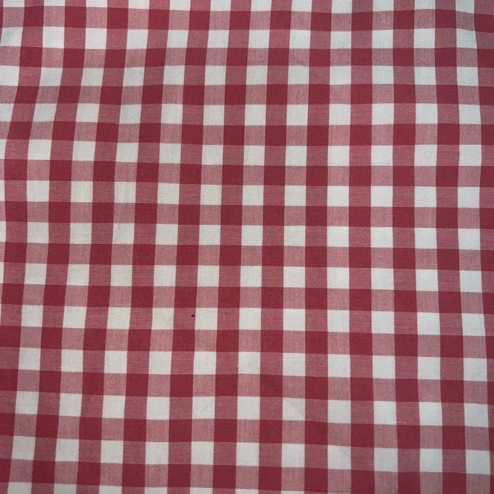 UEC J. CREW FLEX WASHED SLIM UNTUCKED RED & WHITE PLAID LONG SLEEVE SHIRT SZ XL